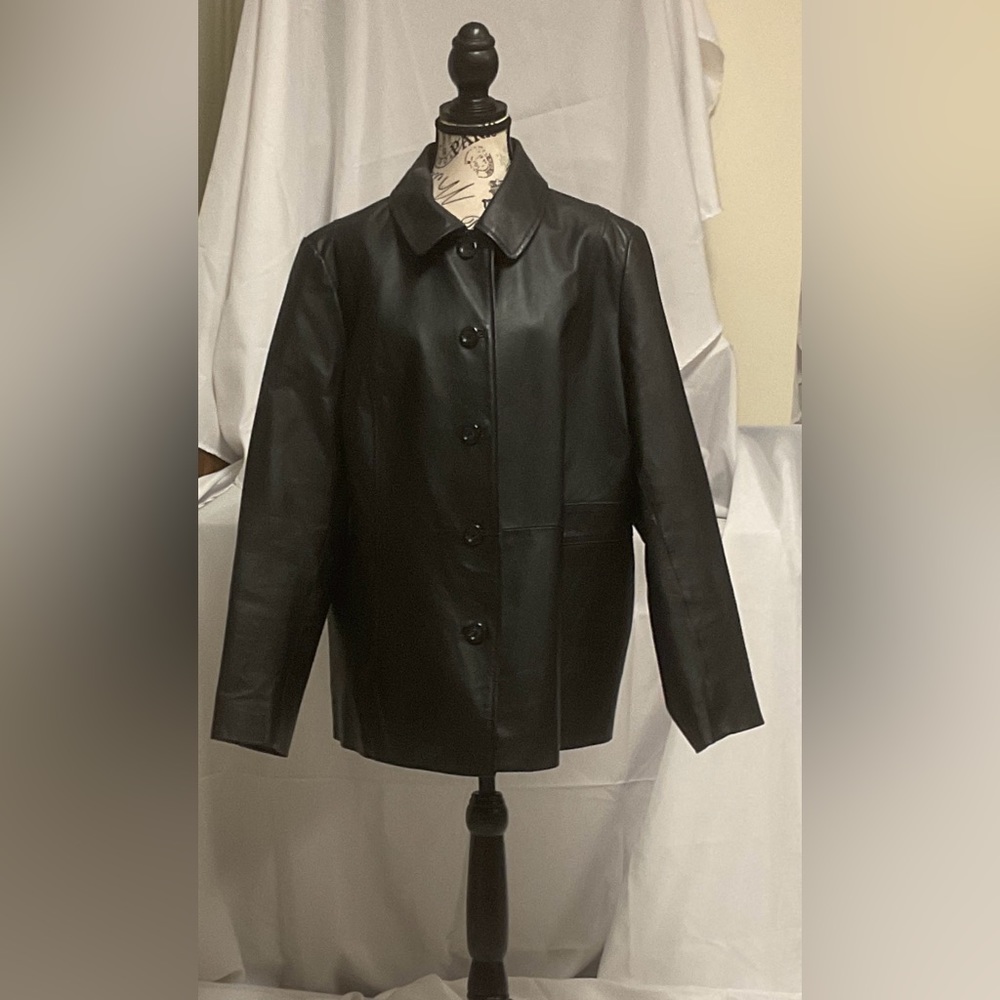 Croft & Barrow Leather Jacket 1X